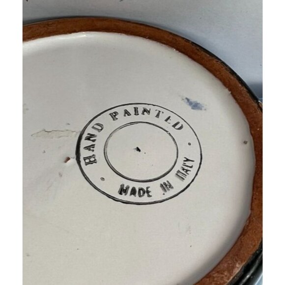 Vintage Picasso Desimone Style Cubist Art Mug Hand Painted Made in Italy 4.25" H - Picture 7 of 7